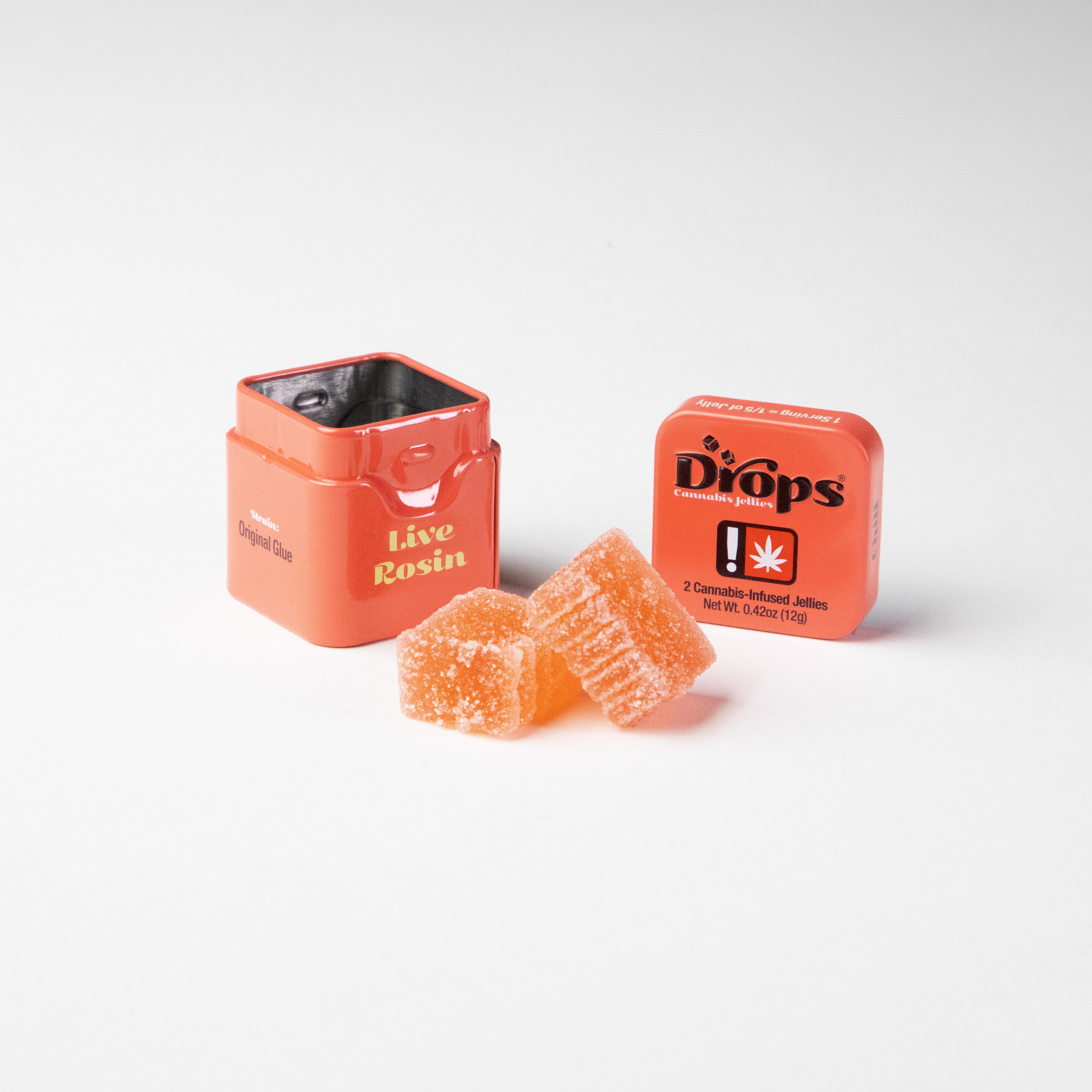 Photograph of product: Gummy - Drops 2pc - - Watermelon Oui'd
