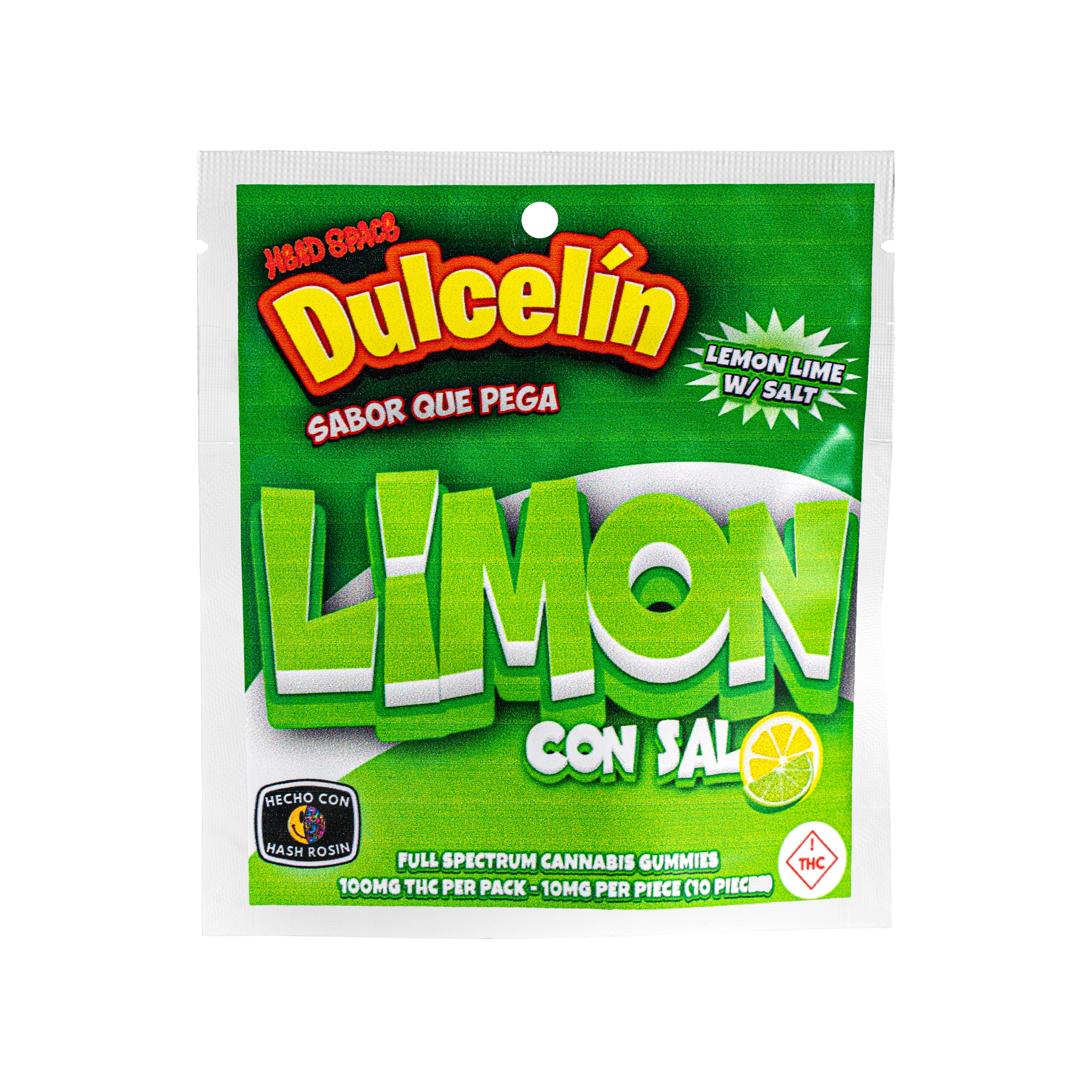 Photograph of product: Limon Con Sal Dulcelin Gummies - 100mg