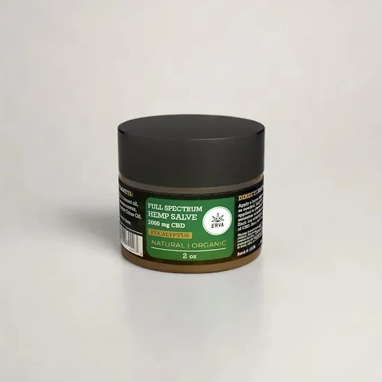Photograph of product: Eucalyptus Salve 500mg CBD