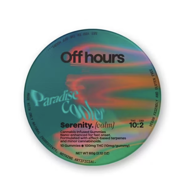 Photograph of product: Paradise Cooler "Serenity" - 100mg 10pk
