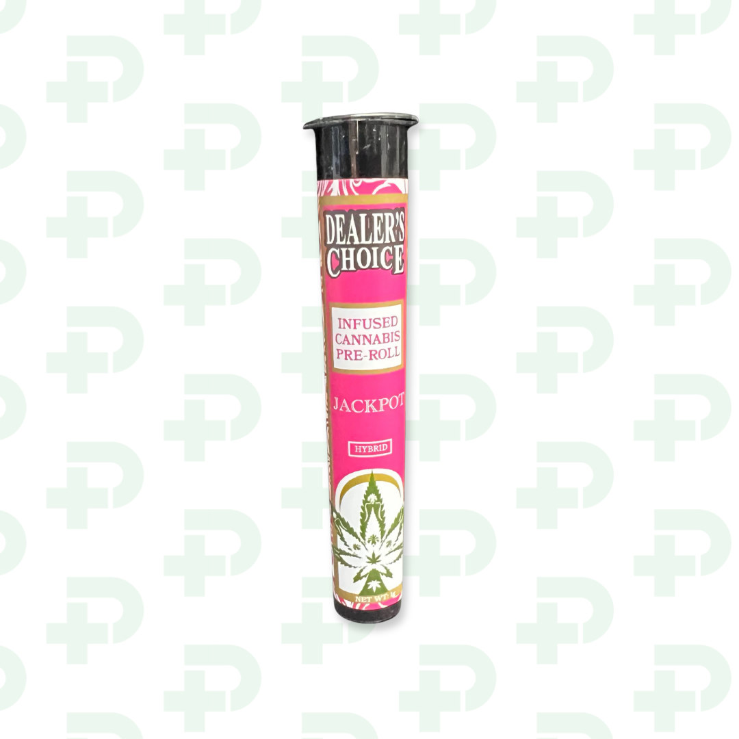 Photograph of product: Dealers Choice Infused Preroll - Jack Pot
