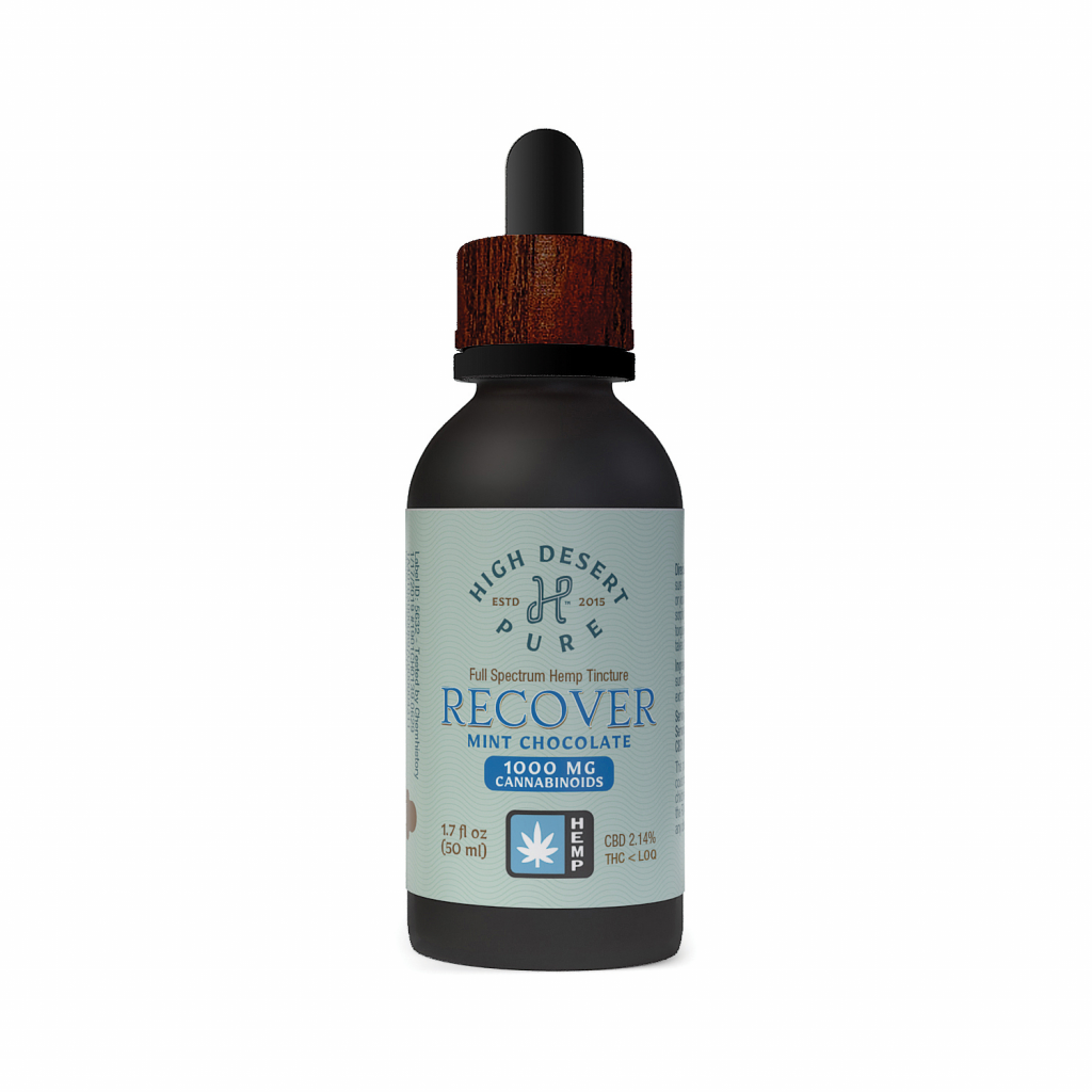 Photograph of product: High Desert Pure | CBD Tincture | Recover
