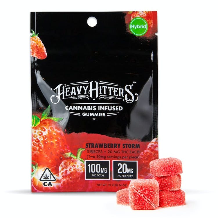 Photograph of product: Ultra Potent Infused Gummy - Strawberry Storm