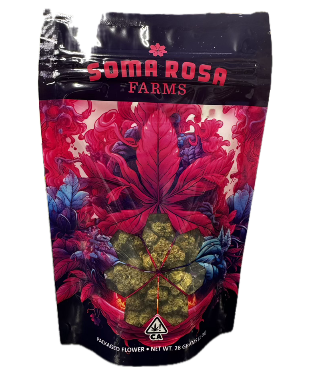 Photograph of product: Lemon Cherry Gelato (I) 14g Half - Soma Rosa Farms