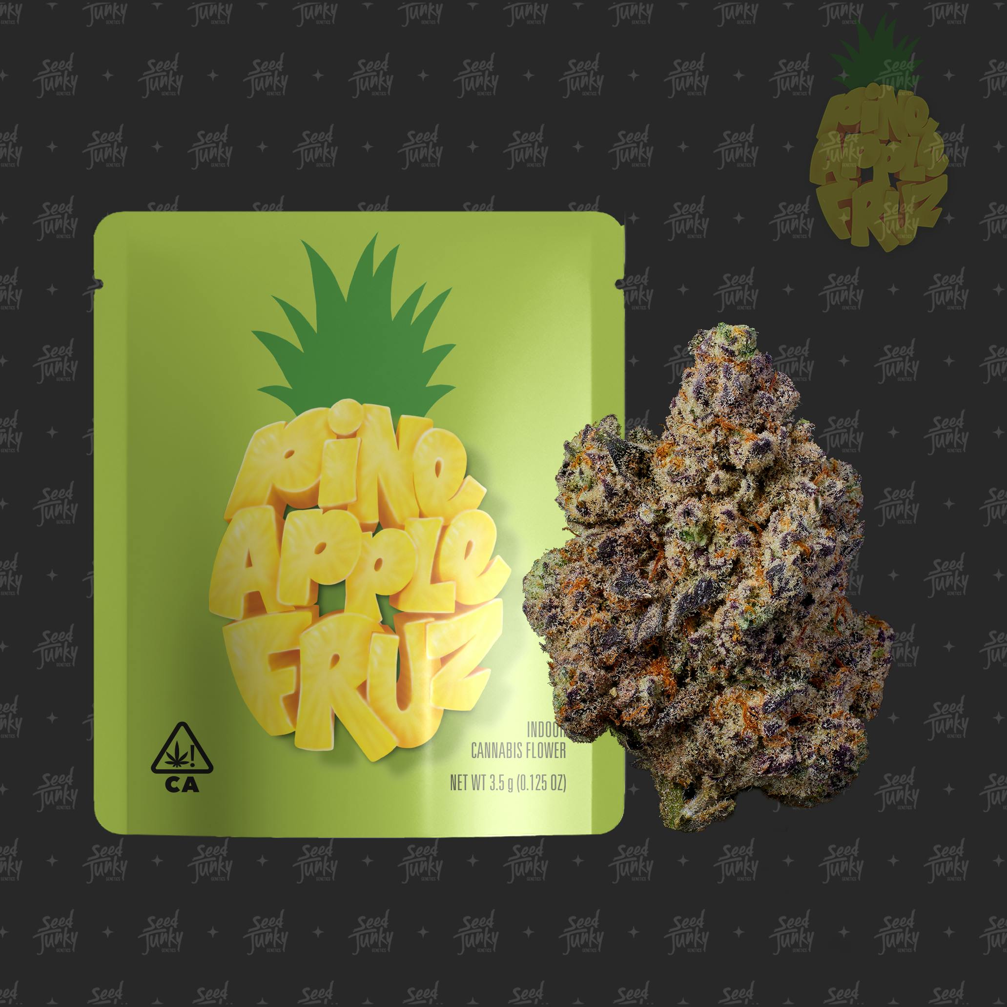 Photograph of product: AU Seed Junky: Pineapple Fruz (S) Prepackaged 3.5g
