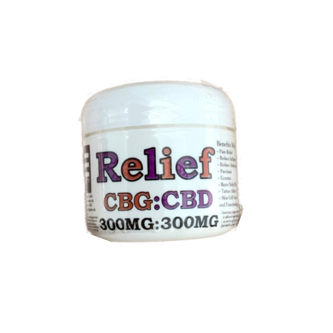 Photograph of product: CBD Medie Edie's 600mg 1CBD:1CBG Relief Rub