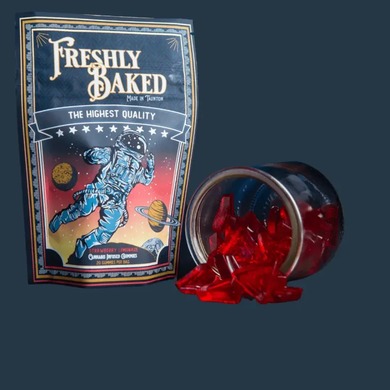 Photograph of product: Strawberry Lemonade Gummies | Edibles | 100mg