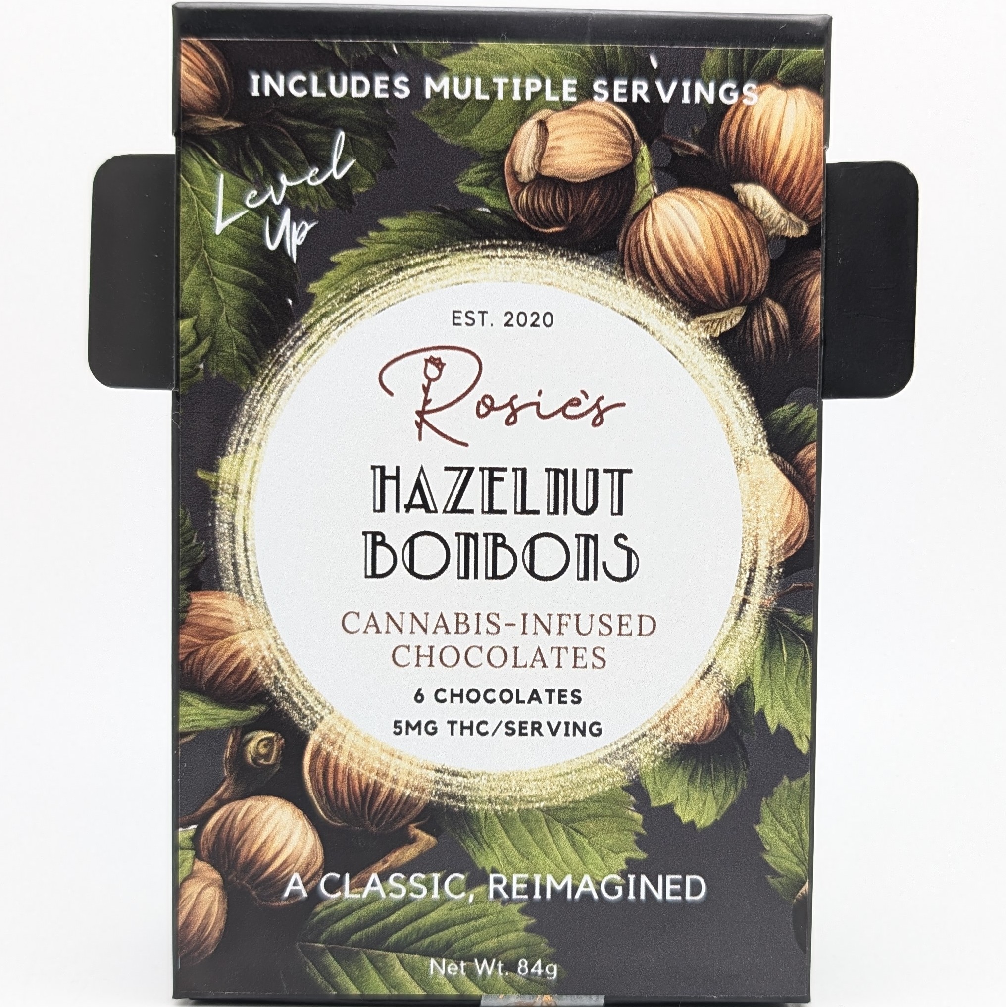 Photograph of Product: Hazelnut Bonbon THC (6pk) 30mg