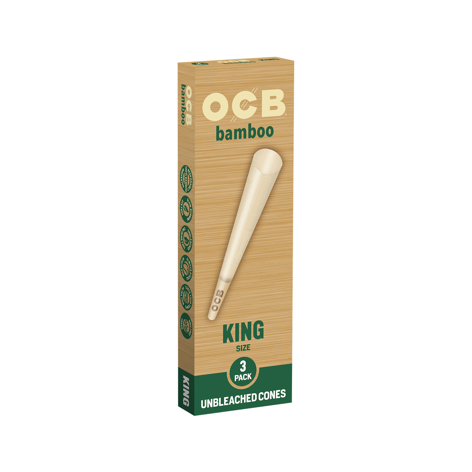 Photograph of product: OCB Bamboo Cones - King Size [3pk]