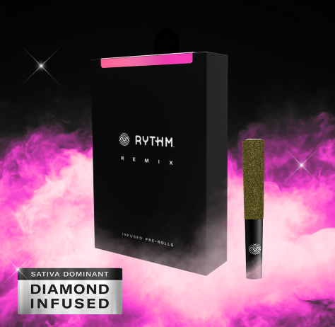 Photograph of product: RYTHM REMIX - MAI TAI INFUSED PRE-ROLLS (5PK) (2.5G) (S)
