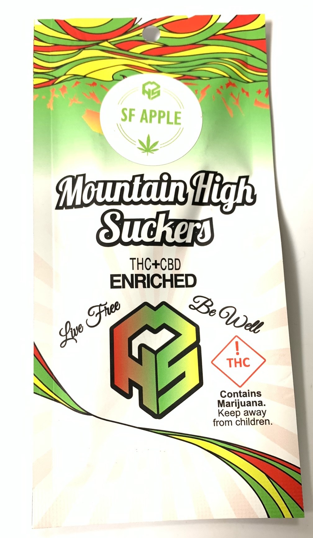 Photograph of product: MHS: SF Apple Sucker 40mg