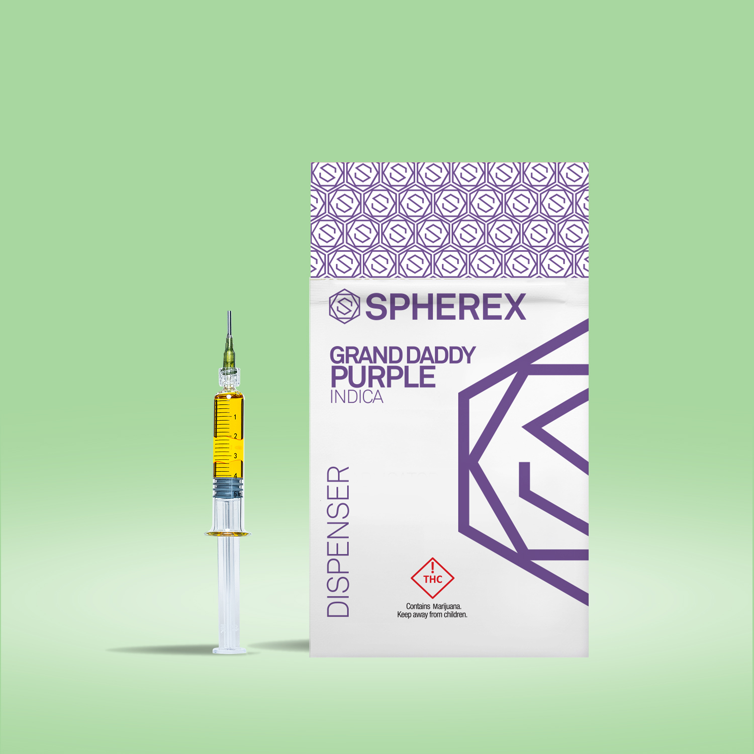 Photograph of product: Spherex - Dablicator - Grand Daddy Purple (I) 1000mg