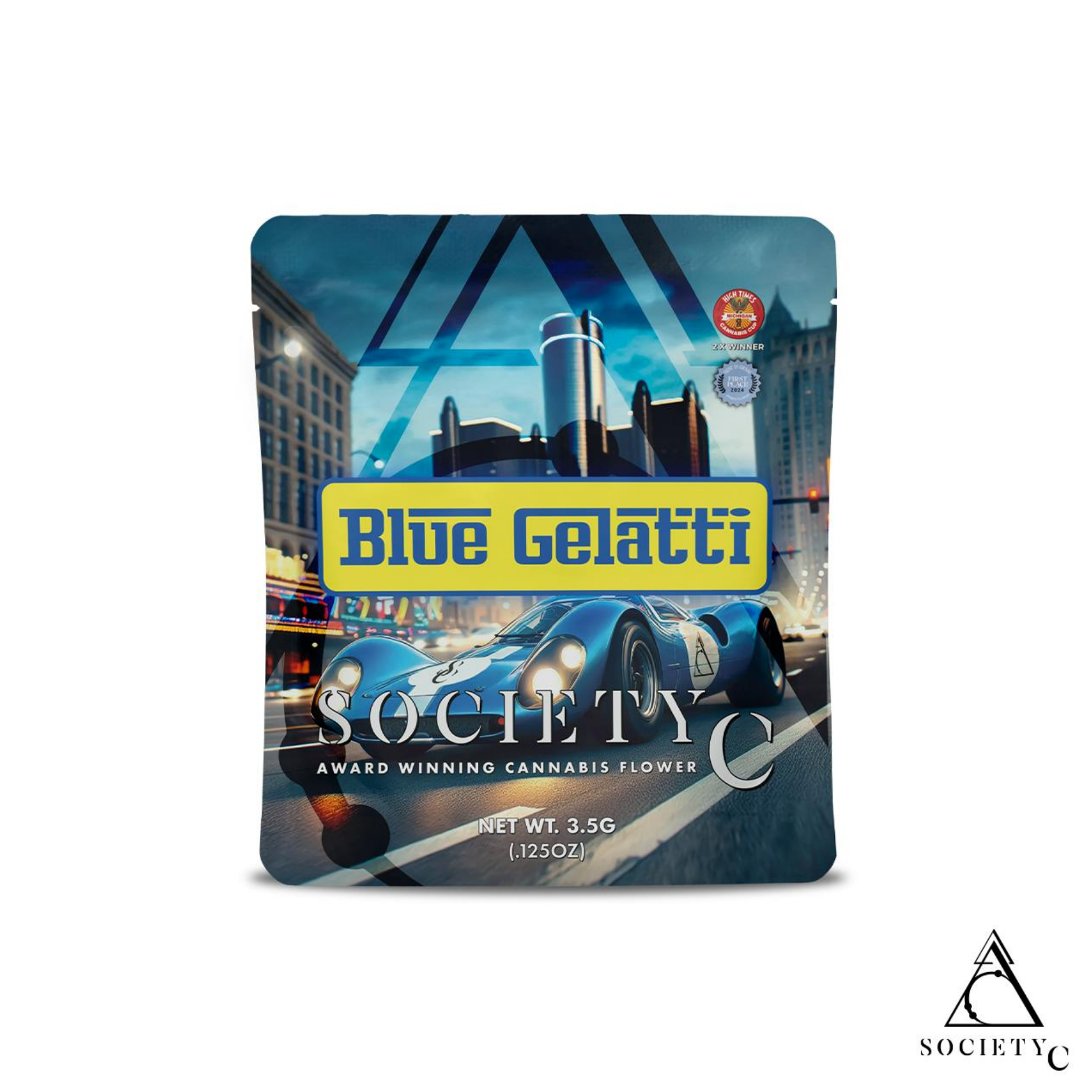 Photograph of product: Society C - Blue Gelatti Pre-Packaged 3.5g | 6/$100