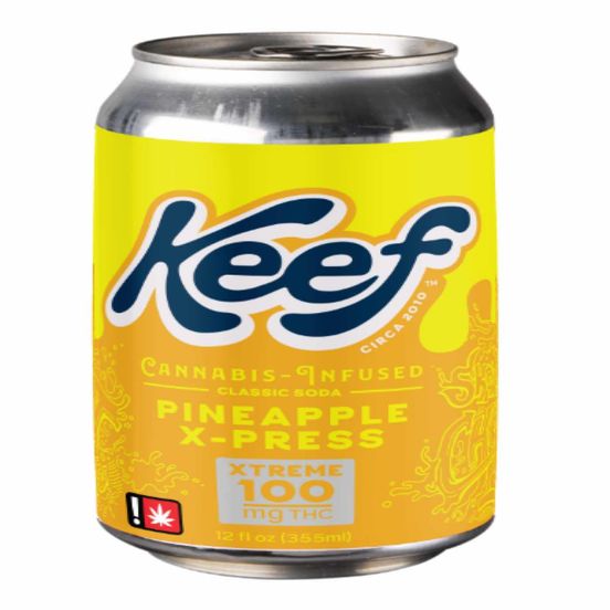 Photograph of product: Keef: Pineapple X-Press 100mg - 