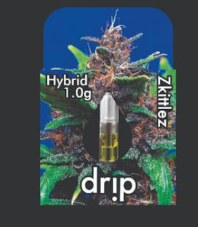 Photograph of product: Drip: Zkittlez 1G Cartridge (H)