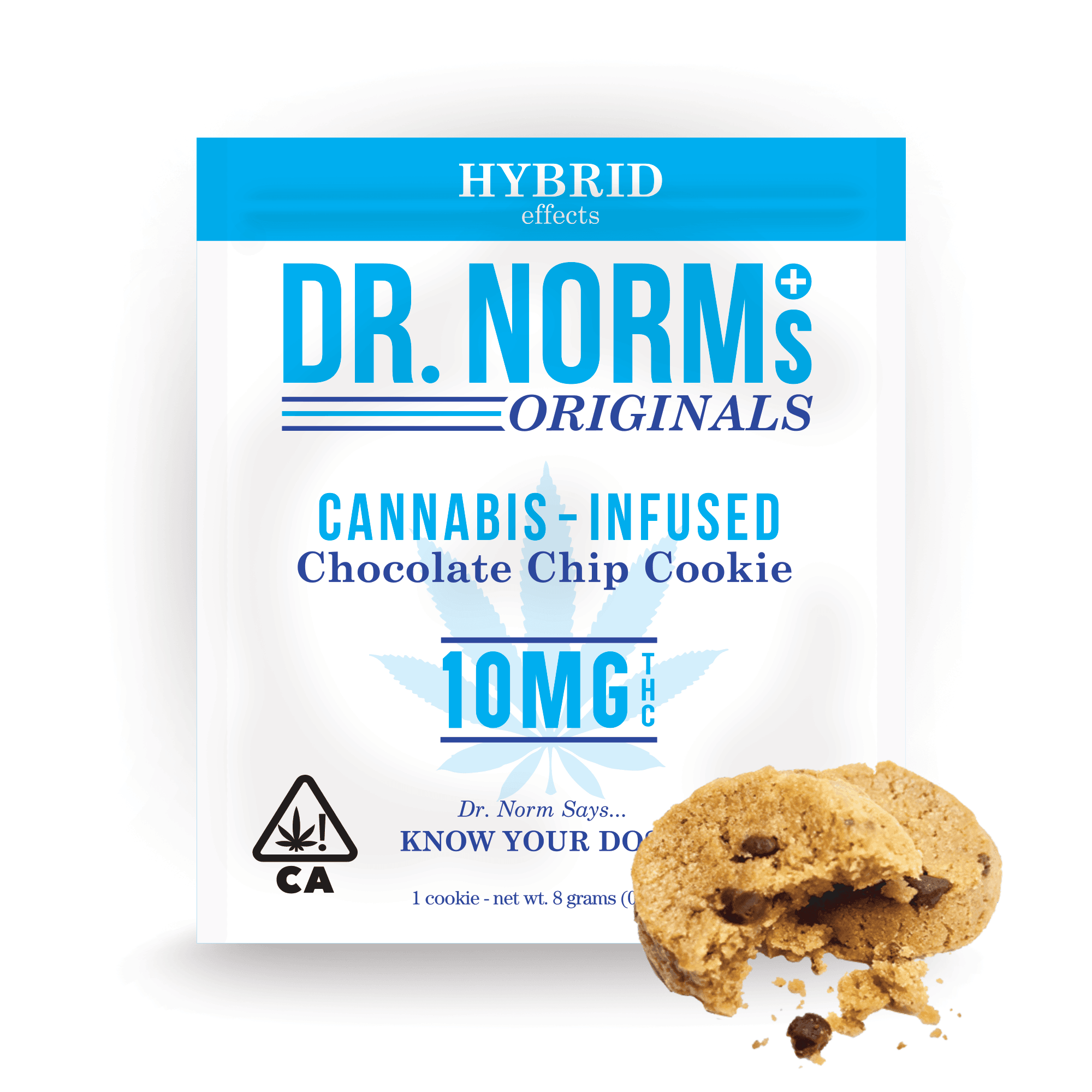 Photograph of product: [Dr. Norm's] Cookies - 100mg - Chocolate Chip (H)