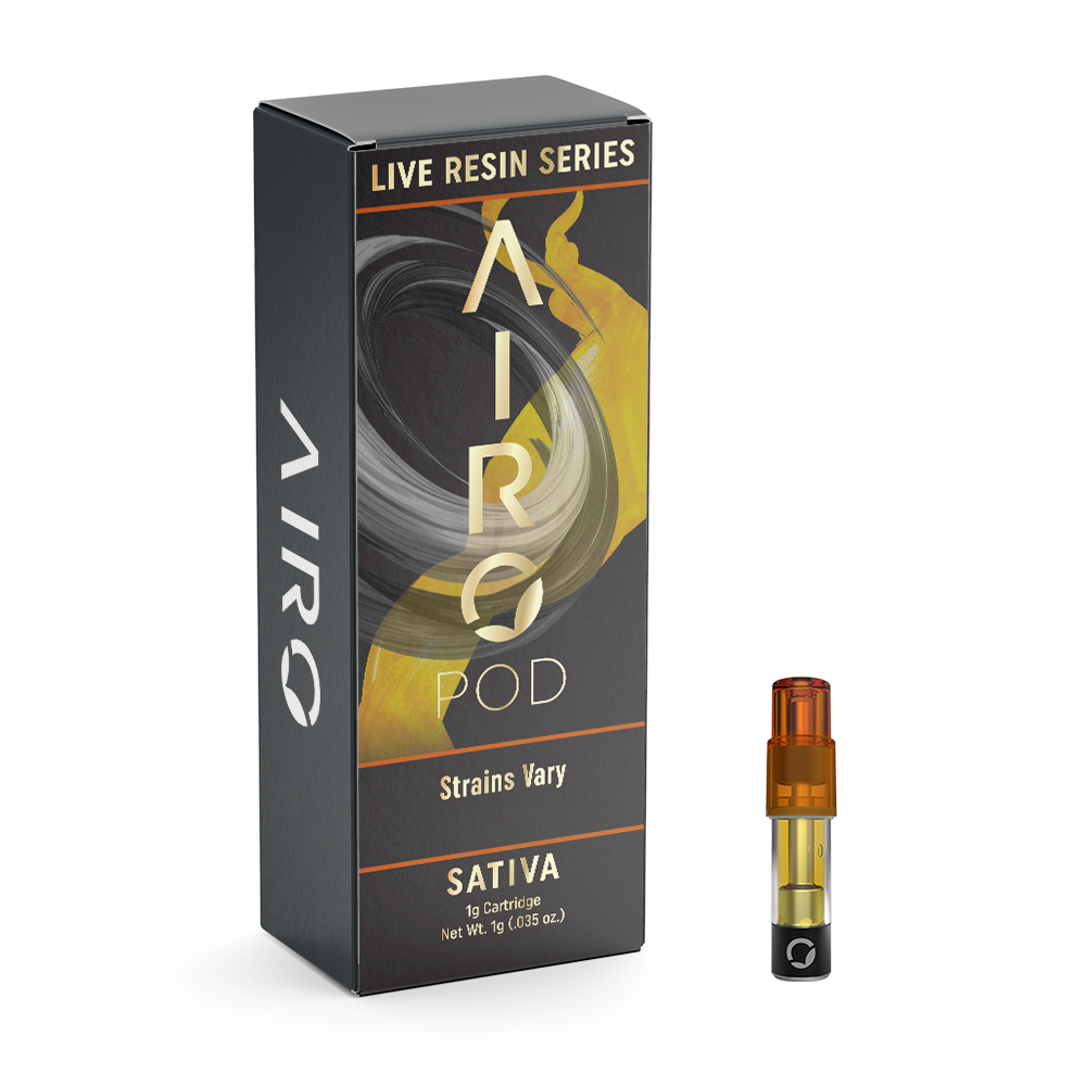 Photograph of product: Airo Black Lilac Diesel Live Resin Pod (REC)