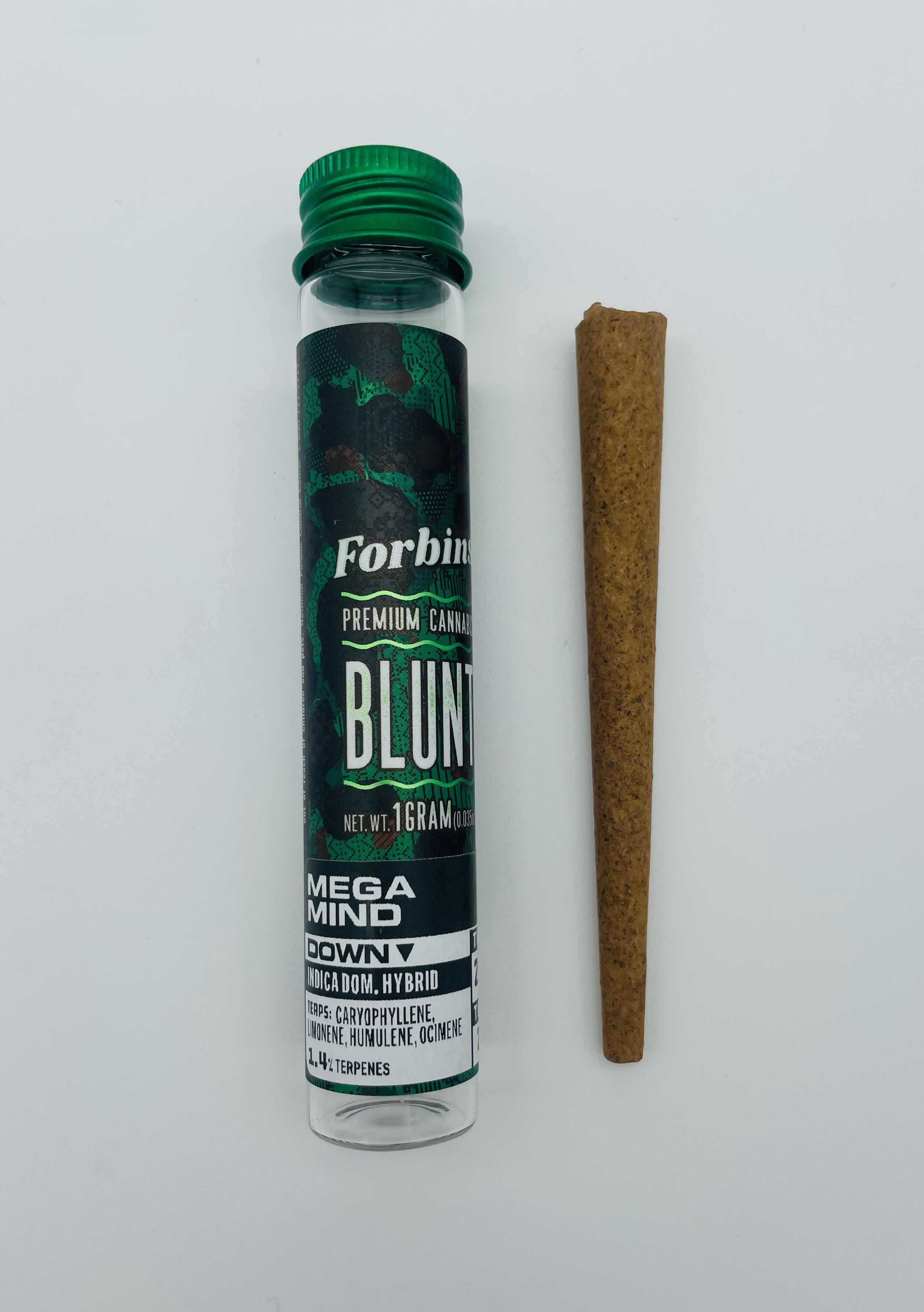 Photograph of Product: Forbins Finest | Mega Mind | Pre-Roll Blunt | 1g | 20.8% THC