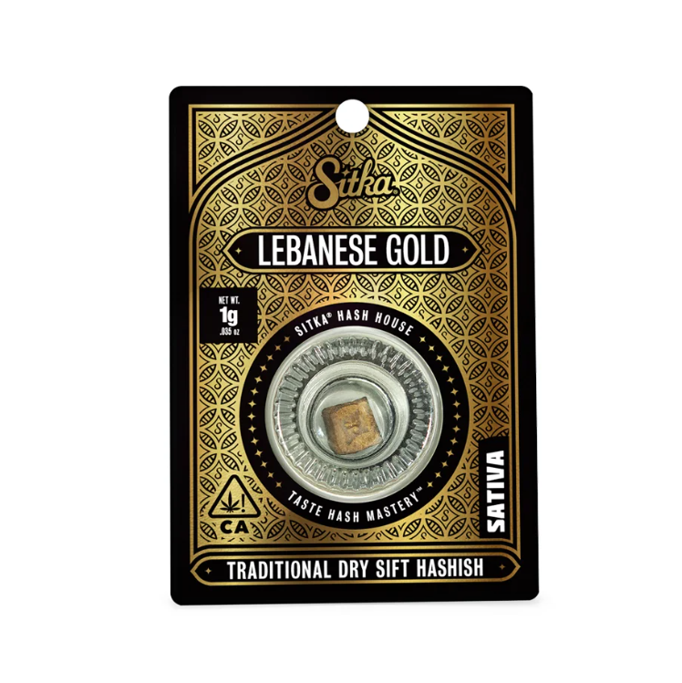 Photograph of Product: Sitka - 1g Hash - Lebanese Gold
