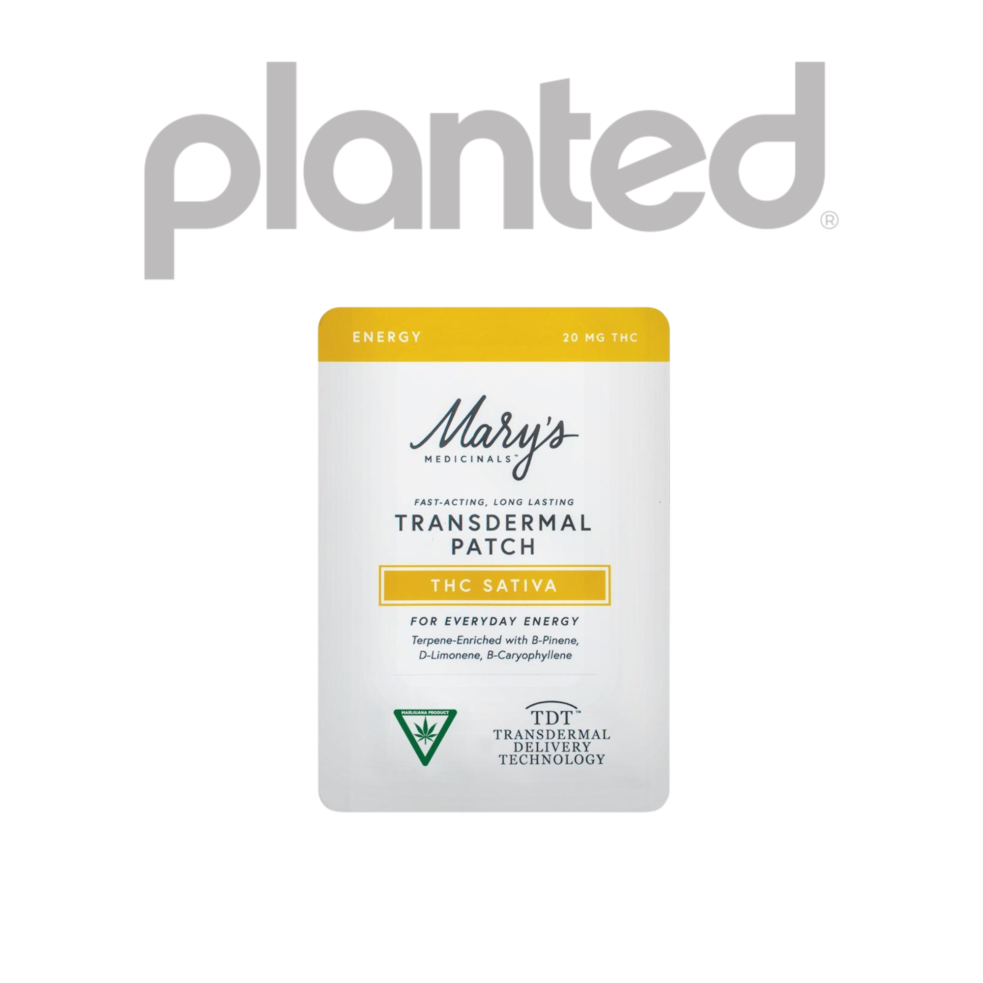 Photograph of product: MARY'S MEDICINAL | Oui'd PATCH | Oui'd | 20MG | REC