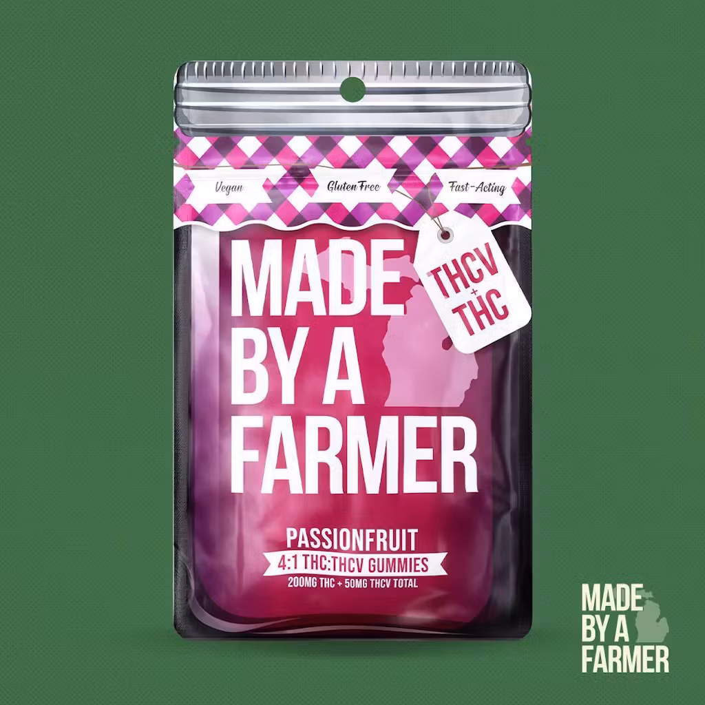 Photograph of product: PassionFruit | 200MG TH-oui + 50MG TH-ouiV Gummies