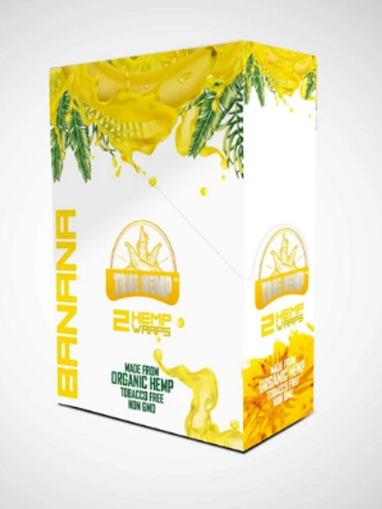 Photograph of product: Organic Hemp Wraps Banana 2 pack