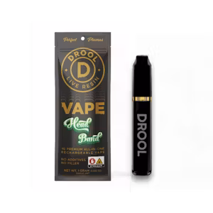 Photograph of product: Drool Vape Disposable 1g Live Resin- Headband