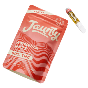Photograph of product: Jaunty | Amnesia Haze | 1g Cartridge