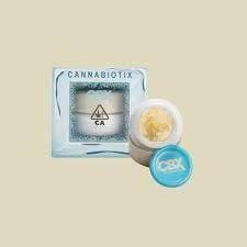 Photograph of product: CBX - Blue Flame OG - T1 - Live Rosin