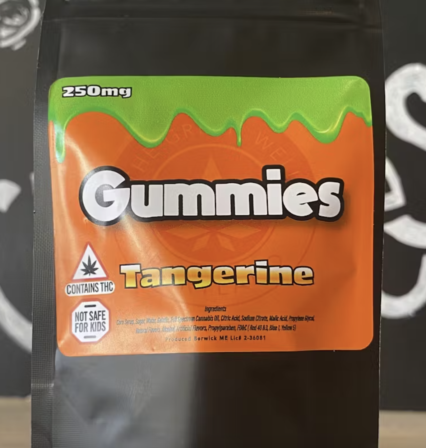 Photograph of product: Tangerine | Gummies | 250mg