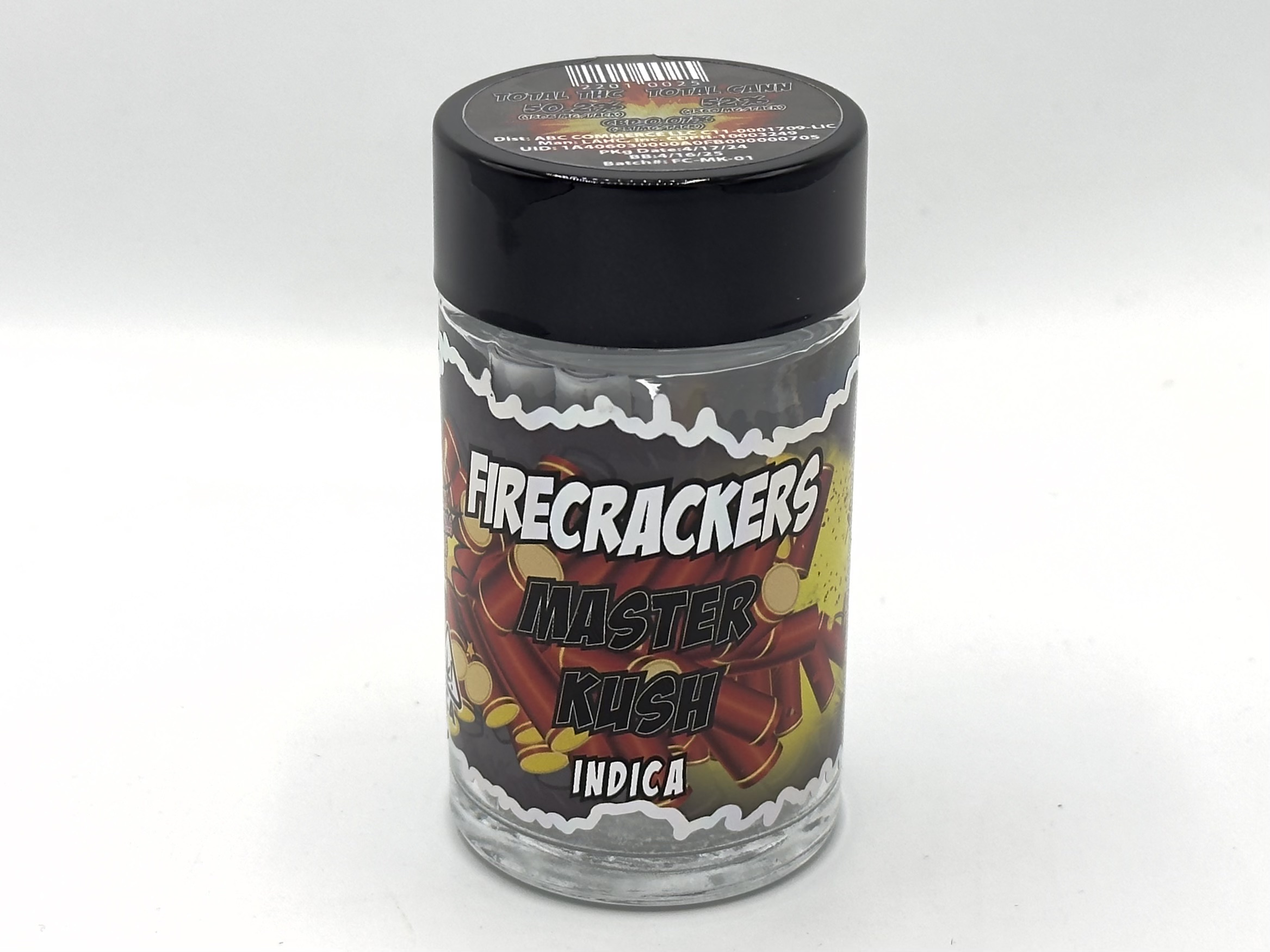 Photograph of product: Firecrackers 5pk Diamond Infused - Master Kush