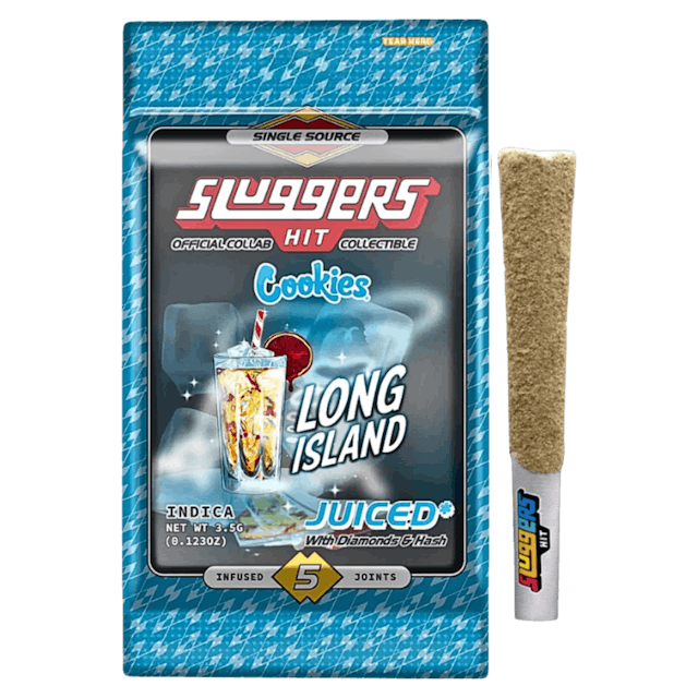 Photograph of product: Long Island Diamond & au chocolat Infused Pre-Roll 5pk 3.5g - 