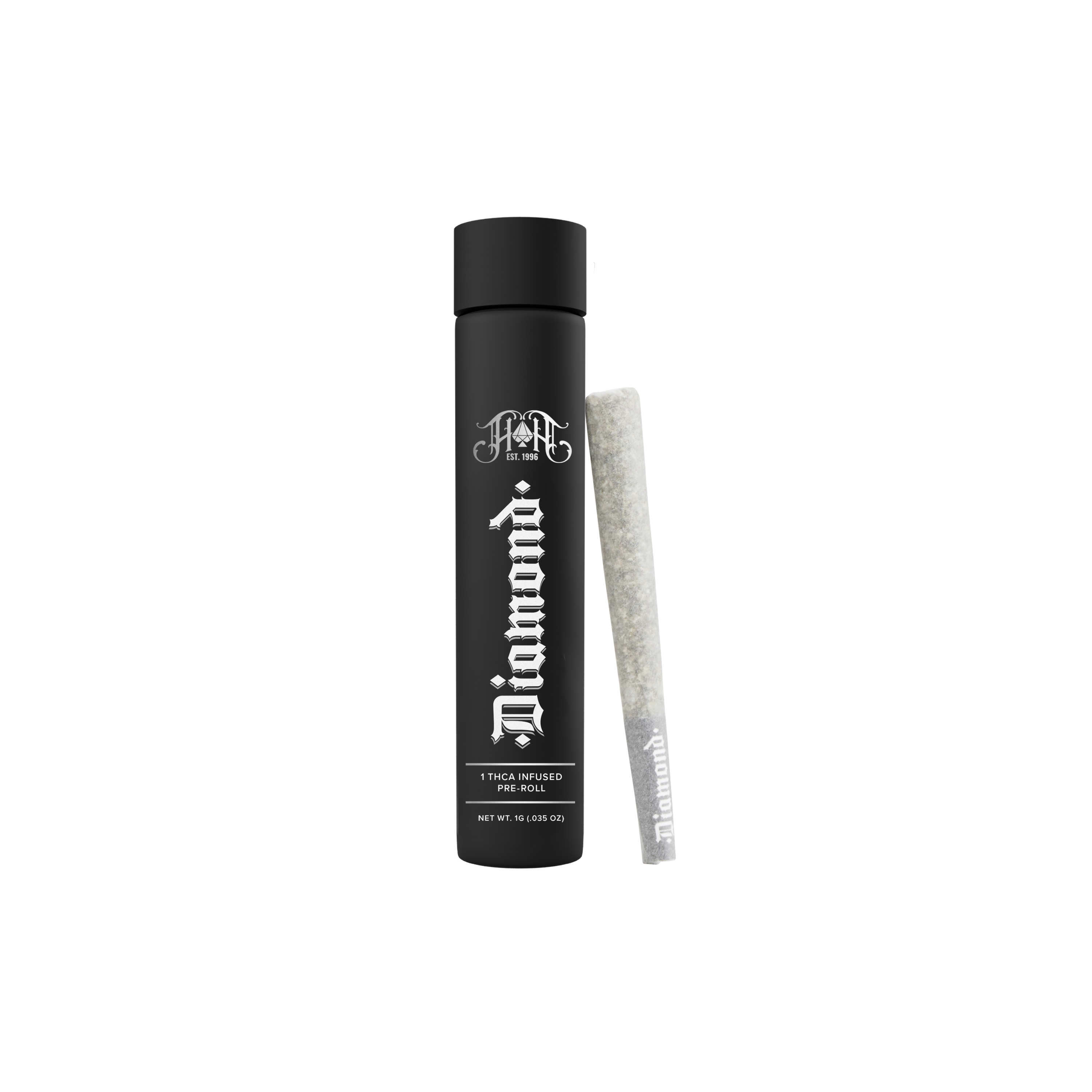 Photograph of product: Heavy Hitters | Trainwreck | Oui'd | Infused Diamond Pre-roll