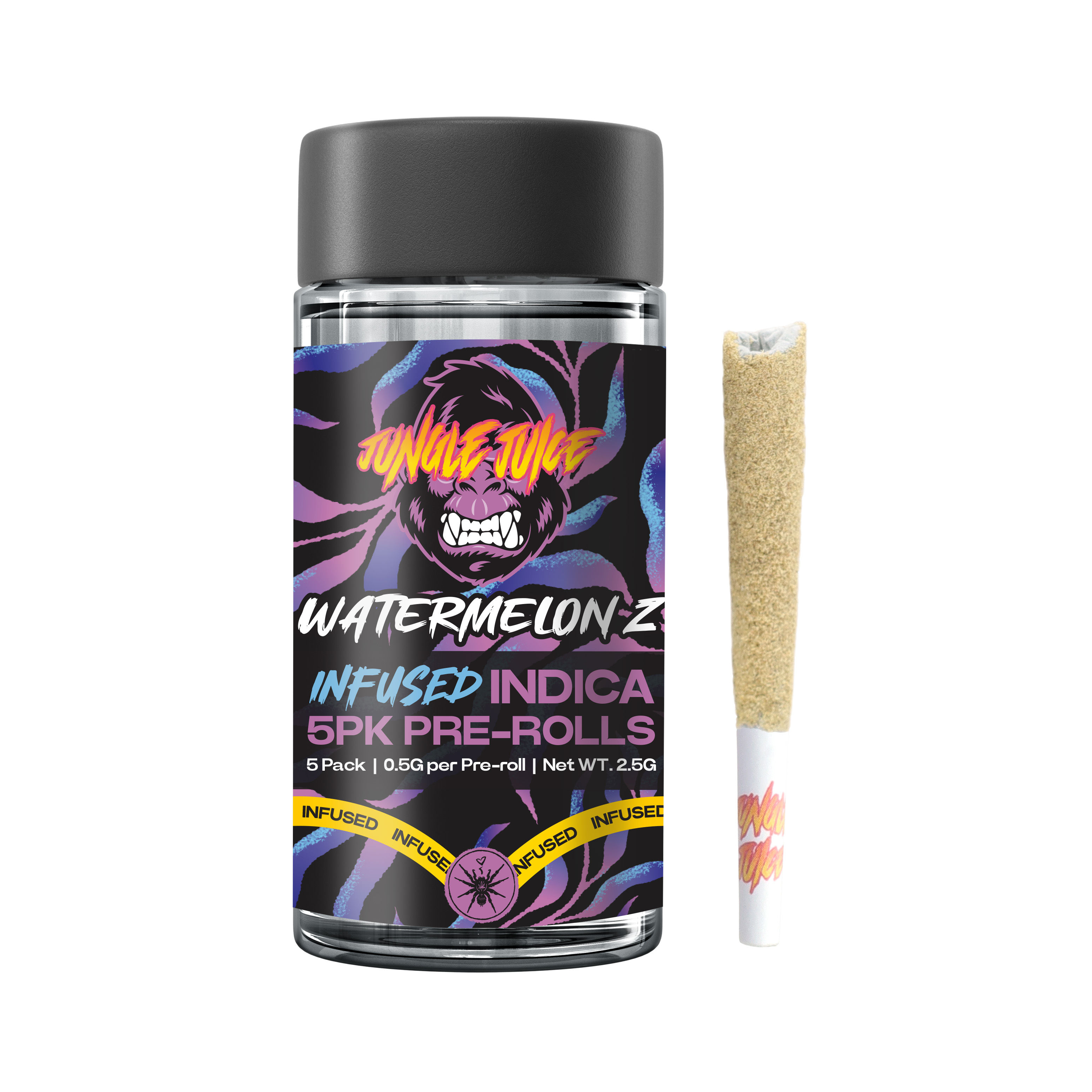 Photograph of product: Jungle Juice - Watermelon Z Infused Tarantulas 5pk 2.5g
