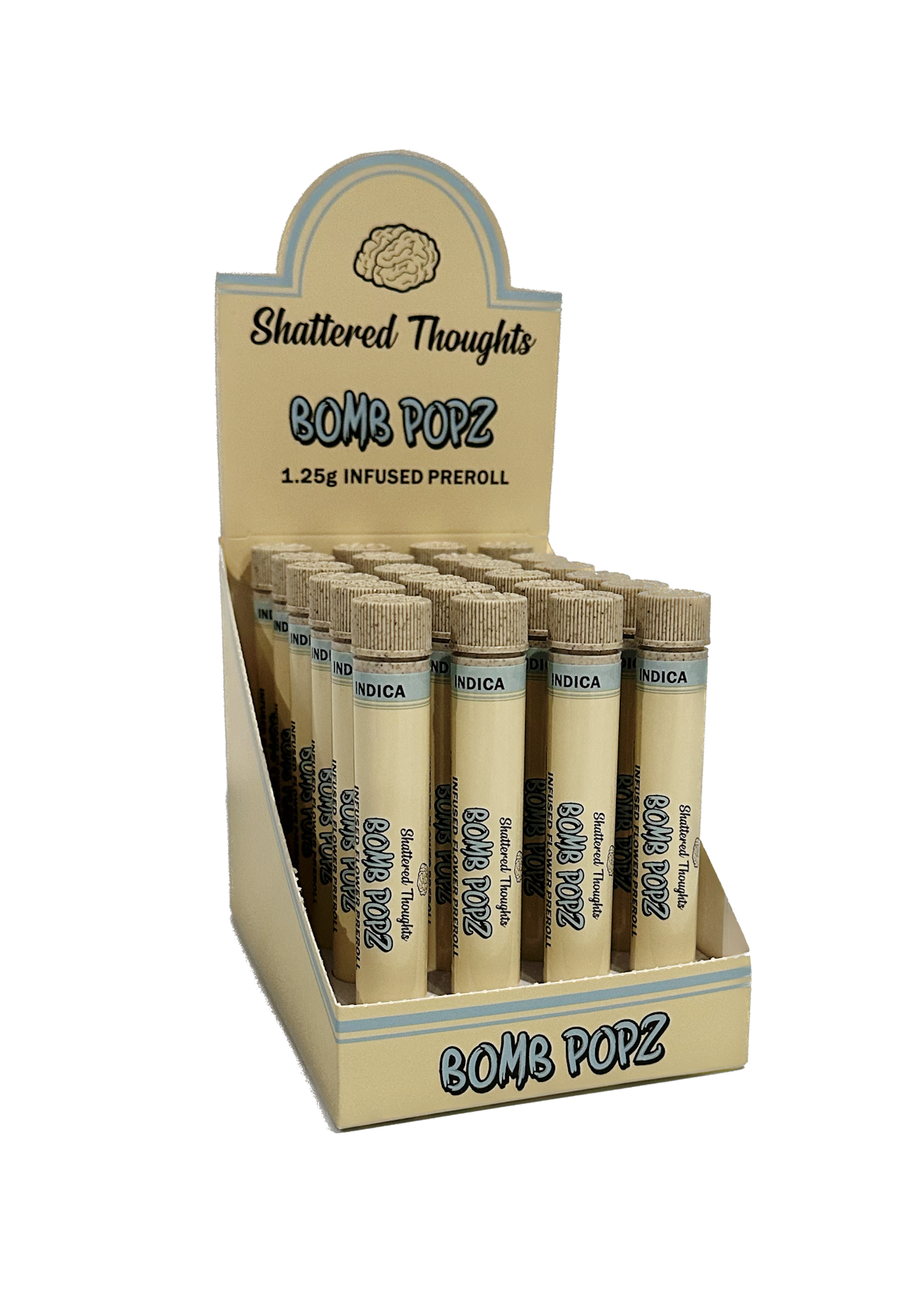 Photograph of product: 1.25g | Bomb Popz | Infused Pre-roll