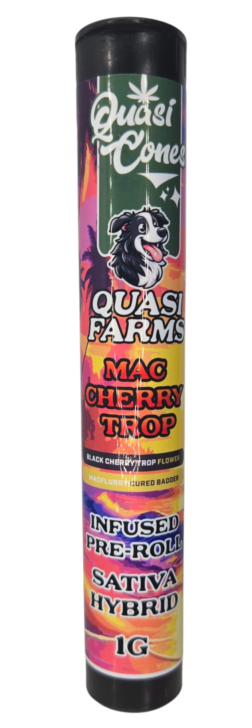 Photograph of product: Mac Cherry Trop | 1g Quasi Cone