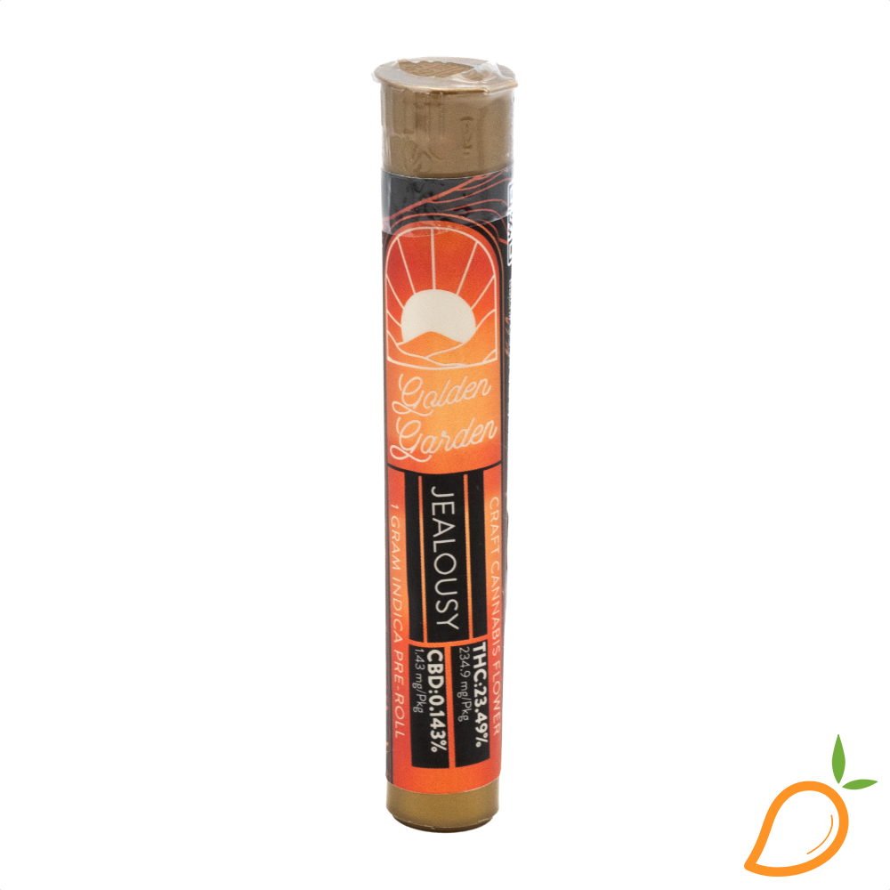 Photograph of product: 1g Jealousy Preroll Golden Garden