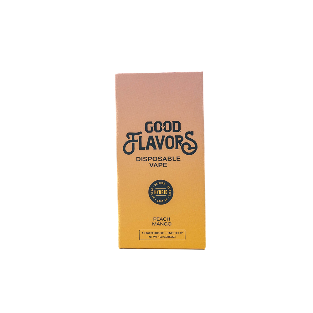 Photograph of product: GOOD Disposable VP 1.0g - Peach Mango