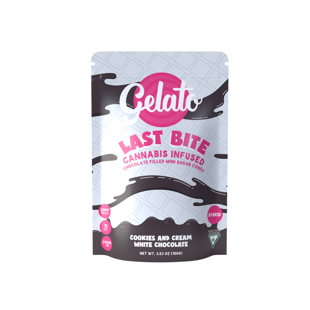Photograph of product: Gelato - 200mg Last Bites - Cookies & Cream