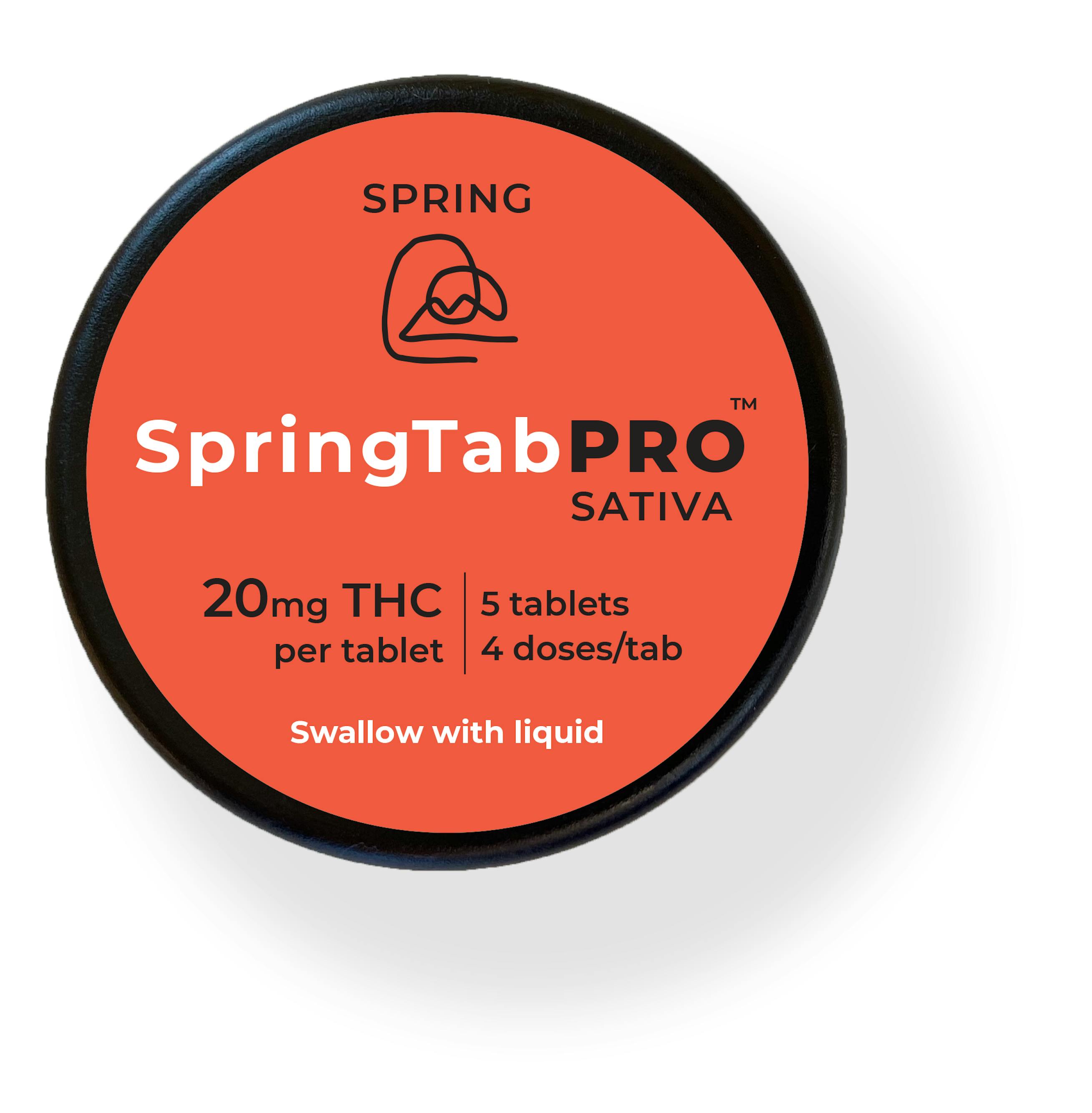 Photograph of Product: HIGH POTENCY | THC Tablets | Sativa | 5-pack/ 4 servings per tablet