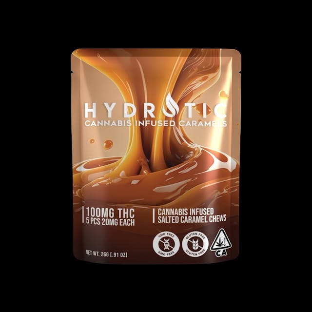 Photograph of product: TH-oui Salted Caramel Chews 100mg - TH-oui Caramel
