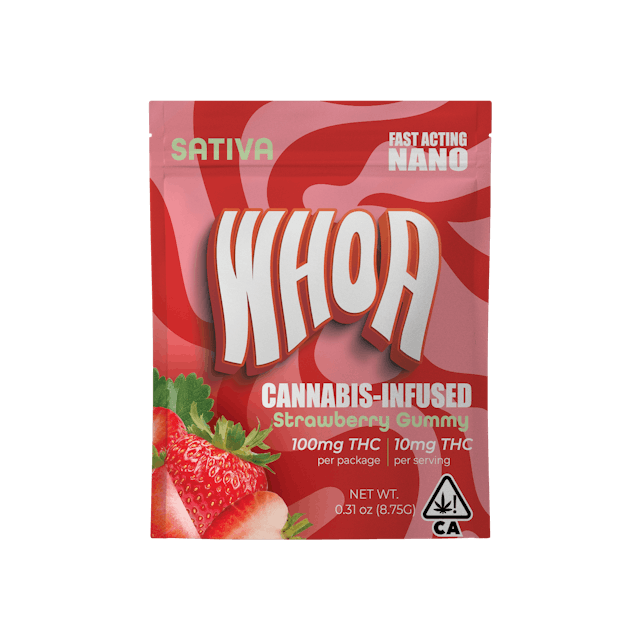 Photograph of product: Strawberry | 100mg Gummy Bite - 