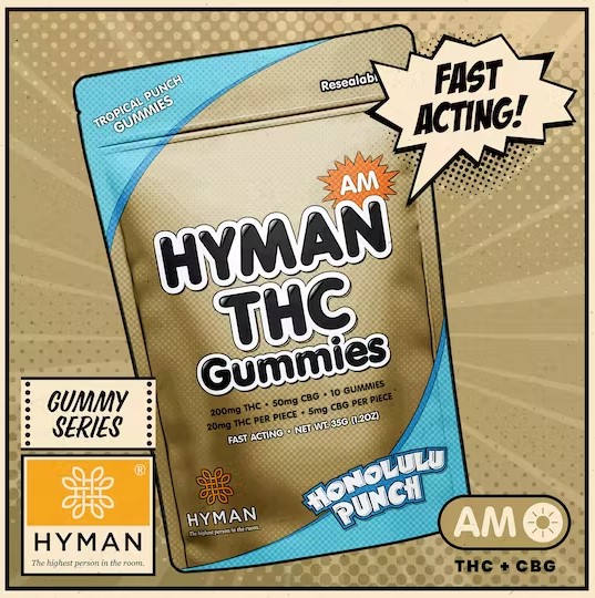 Photograph of product: Hyman - Honolulu Punch 200mg AM Gummies