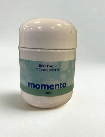 Photograph of product: RSO White Grape Troches 500mg (10-Pack | 50mg Each)