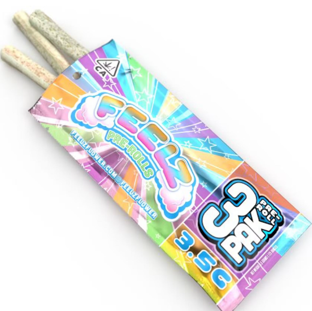 Photograph of product: Feelz | GG4 Pre-roll Pack 3pk