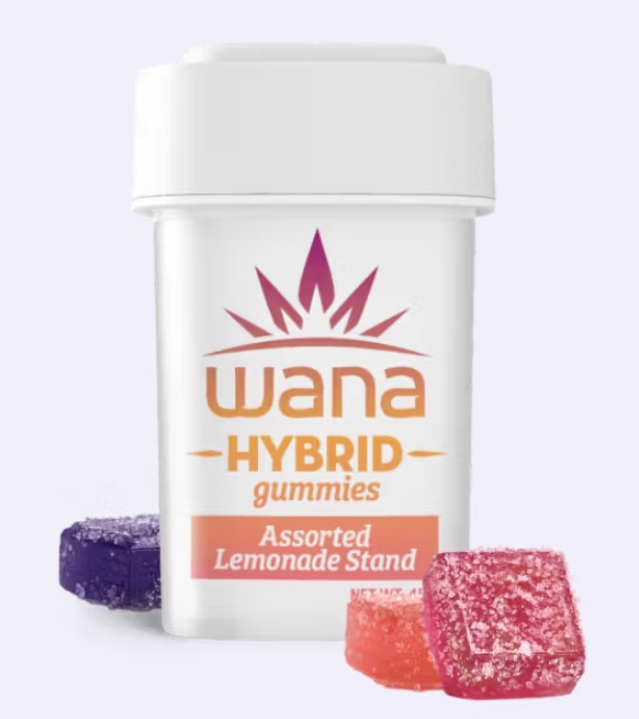 Photograph of product: Wana Gummies Assorted Lemonade Stand 100mg Hybrid
