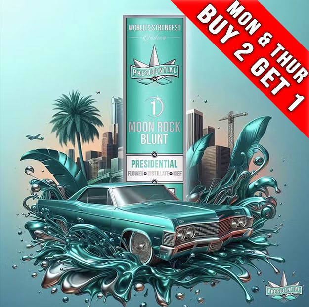 Photograph of product: Presidential - Classic - Moon Rock Blunt - 1.5g - 