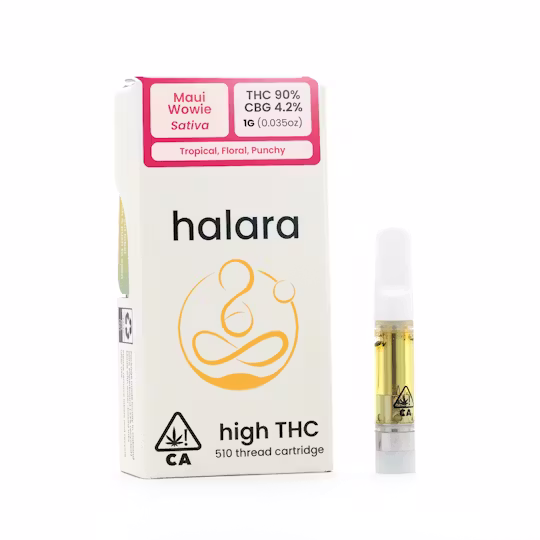 Photograph of product: Halara | Maui Wowie | High THC Cart