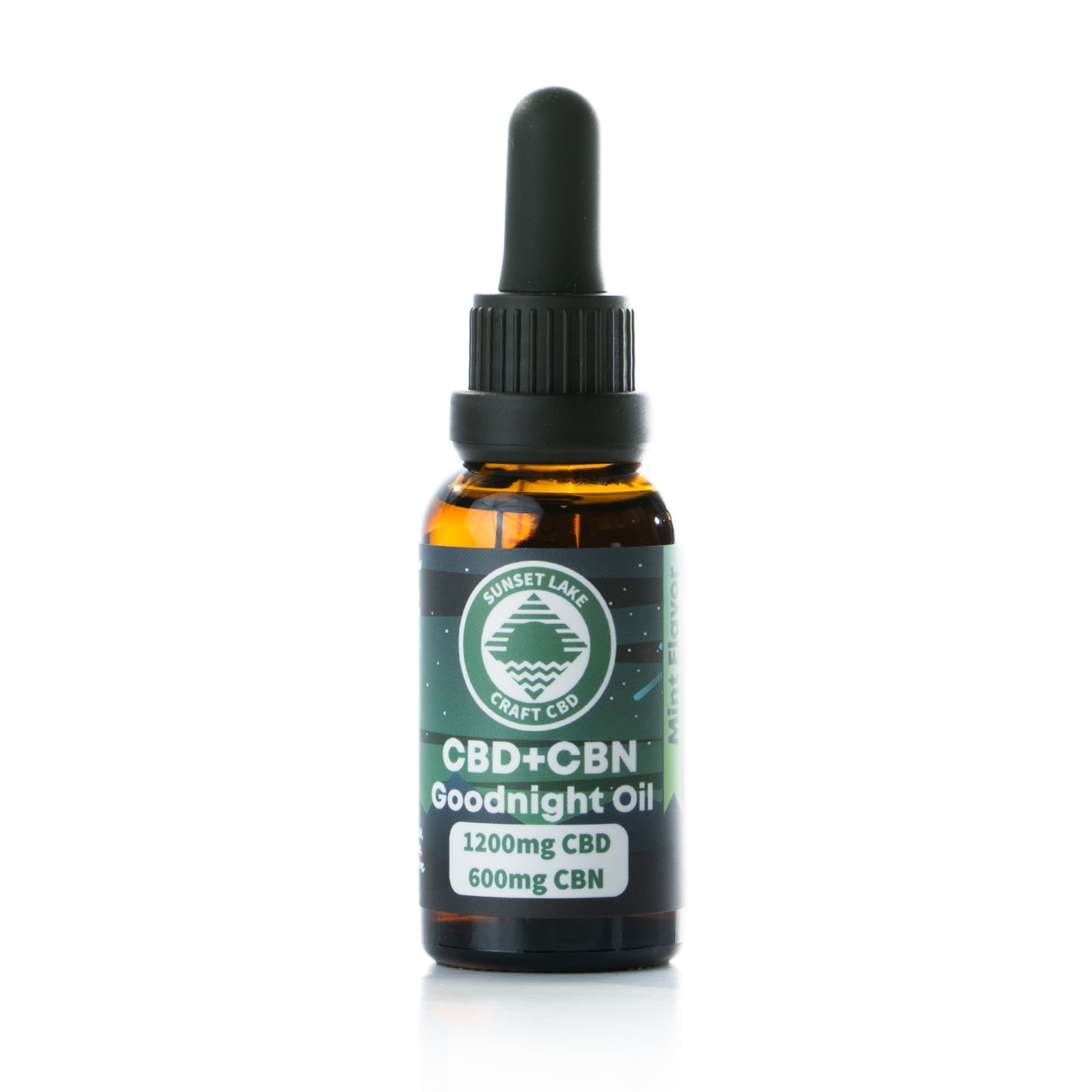 Photograph of product: SL CBD | 1800mg CBD + CBN Goodnight Oil