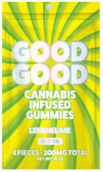 Photograph of product: GOOD GOOD | 200MG GUMMIES 4P | LEMON LIME